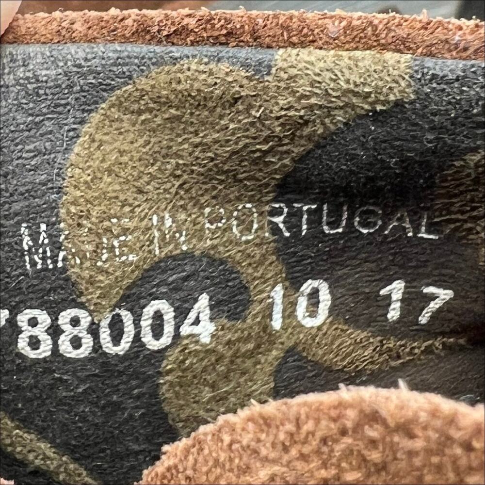 Fly London Yebi Camel Brown/Tan Suede Wedge Booties Ankle Boots Size 10 - Picture 7 of 7